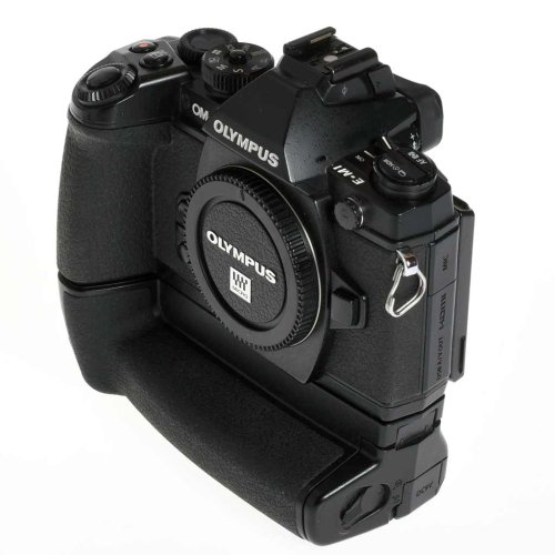 BRUGT Olympus E-M1 kamerahus m/HLD-7 greb