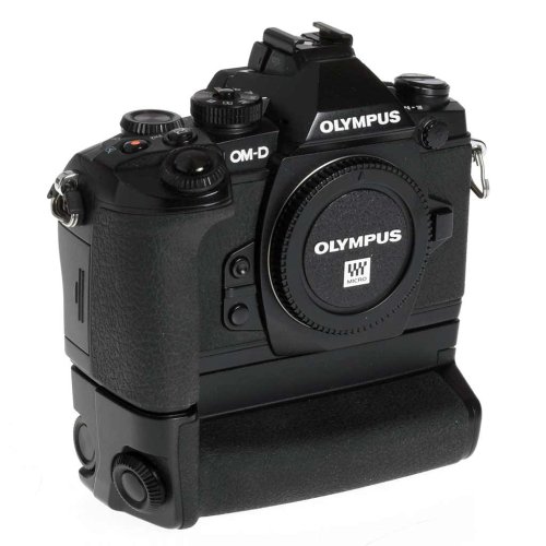 BRUGT Olympus E-M1 kamerahus m/HLD-7 greb