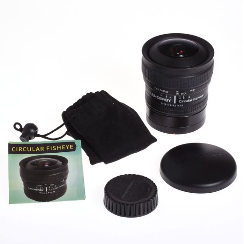 BRUGT Lensbaby 5,8mm Cirkular Fisheye til MFT