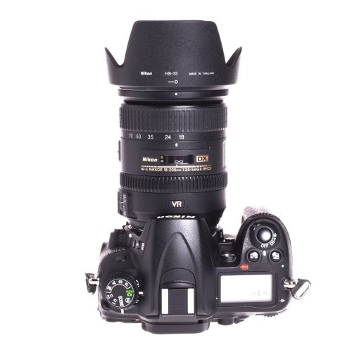 BRUGT Nikon D7000 m/18-200mm f/3.5-5.6 G II ED VR