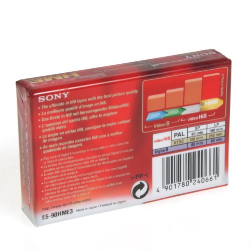 Sony 90 HME Video8 / Hi8 Videokassette
