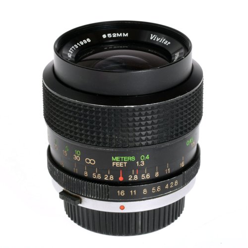 BRUGT Vivitar 35mm f2.8 til OM mount