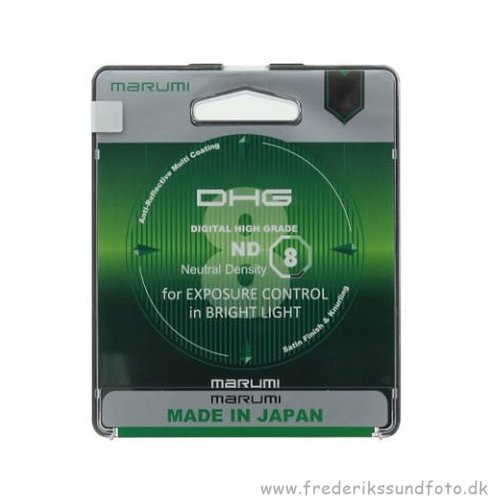 Marumi DHG 62mm ND 8 filter (3 Stop)