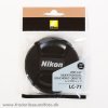 Nikon LC-77 Lens Cap 77mm Dksel