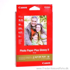 Canon 10x15 Glossy II Foto papir PP-201 50 ark