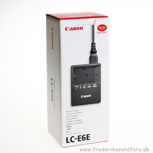 Canon LC-E6E oplader til LP-E6/LP-E6NH
