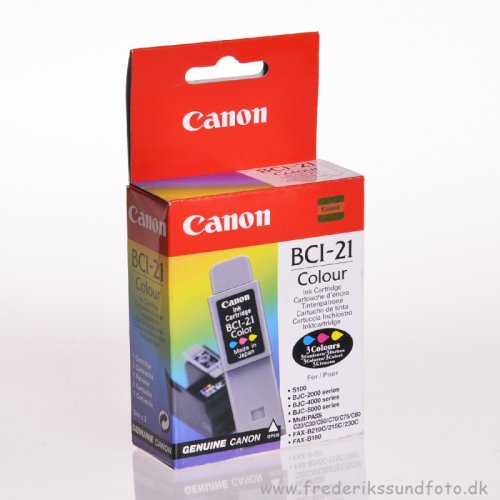 Canon BCI-21 farve blkpatron