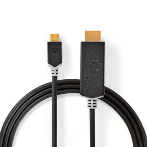Nedis USB-C 3.2 han til HDMI hun (4K 60Hz)