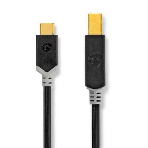 Nedis USB-C til USB-B 2 meter Printerkabel