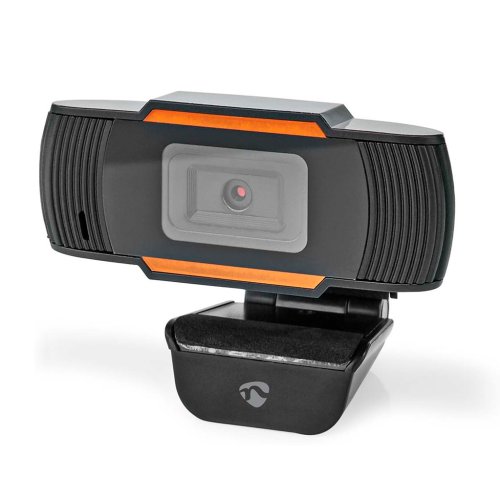Nedis webcam HD@30fps med mikrofon &amp; 81� vidvinke