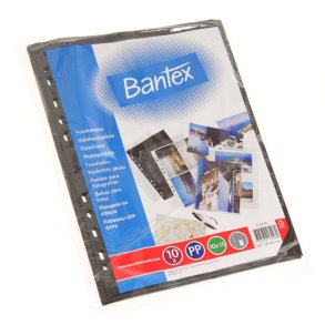 10x15 Bantex sort Fotolomme 2132