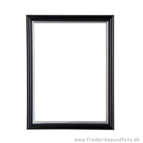 Victoria 20x30 Sort/slv ramme