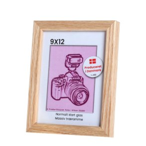 Massiv Eg 9x12 Normalt klart glas Profil 2071