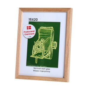 Massiv Eg 15x20 Normalt klart glas Profil 2071