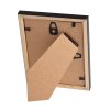 Sort fyrretr�sramme 9x12 med klart glas