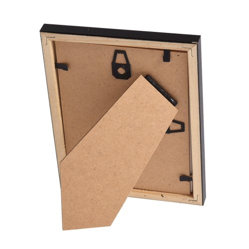 Sort fyrretr�sramme 9x12 med klart glas
