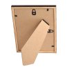 Brun fyrretr�sramme 13x18 med klart glas