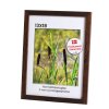 Brun fyrretr�sramme 13x18 med klart glas