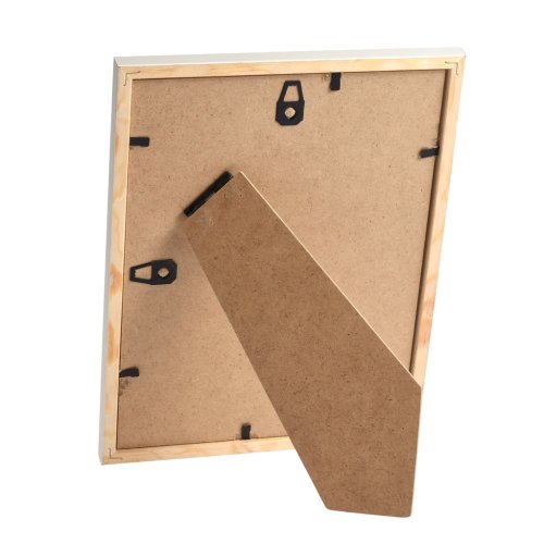 Hvid fyrretr�sramme 15x20 med klart glas
