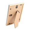 Hvid fyrretr�sramme 10x15 med klart glas