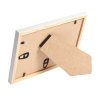 Hvid fyrretr�sramme 10x15 med klart glas