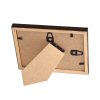 Brun fyrretr�sramme 9x12 med klart glas