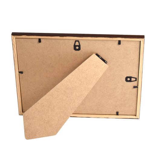 Brun fyrretr�sramme 18x24 med klart glas