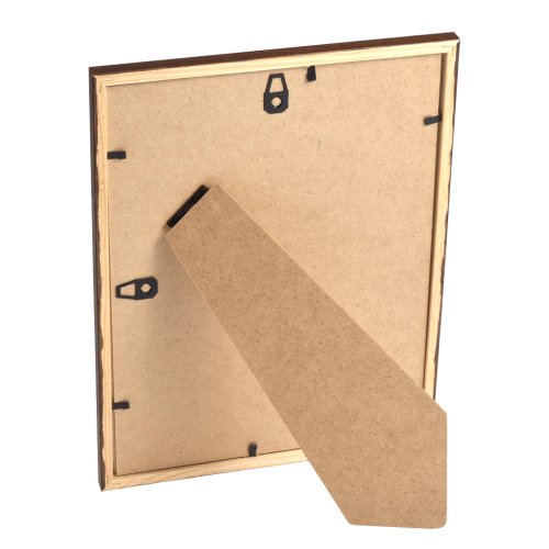 Brun fyrretr�sramme 18x24 med klart glas