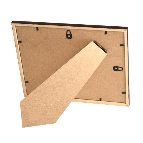 Brun fyrretr�sramme 20x25 med klart glas