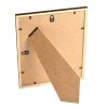 Brun fyrretr�sramme 20x25 med klart glas