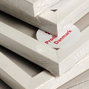 Hvid 11mm fyrretr 10x13 Billedramme