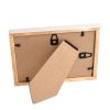 Hvid fyrretr�sramme 10x13 med klart glas