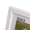 Hvid fyrretr�sramme 10x13 med klart glas