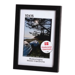 Rustik Sort 10x15 Museumsglas / Profil 2033