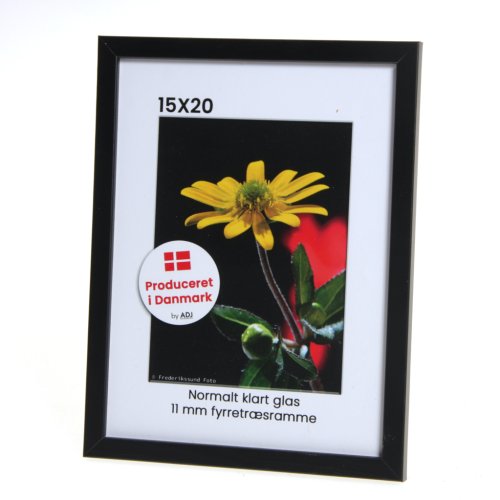 Rustik Sort 15x20 Museumsglas / Profil 2033