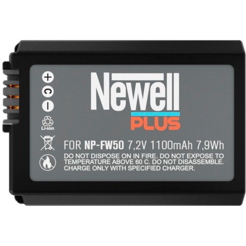Newell Li-ion batteri som Sony NP-FW50