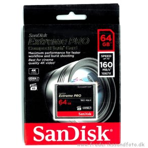 SanDisk CF 64GB Extreme Pro 160MB/s