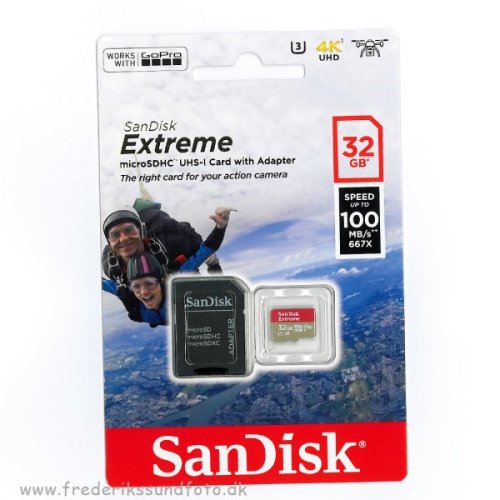 Sandisk 32GB R100mb/s W60MB/s Micro SDHC UHS-1 U3
