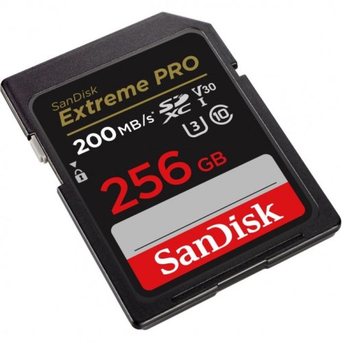 Sandisk 256GB Extreme PRO R200/W140MBs SDXC