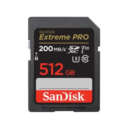 Sandisk 512GB SDXC Extreme-PRO R200/W140
