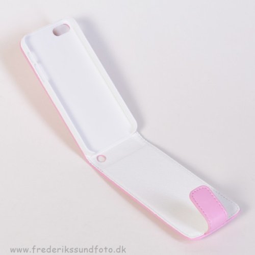 iPhone 5 Flip-cover Pink m/magnetluk