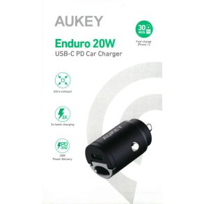 Enduro 20W USB-C bil lader til 12-24V stik