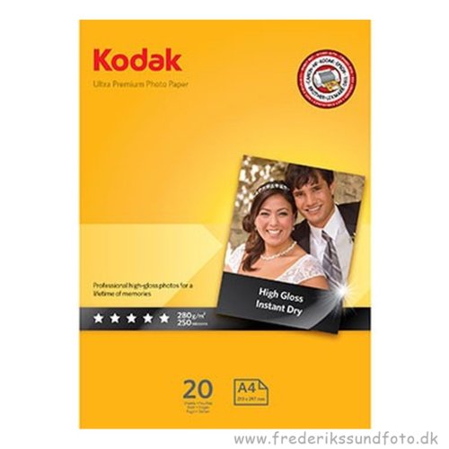 Kodak Ultra Prem. A4 High Gloss 280g. 20 ark.