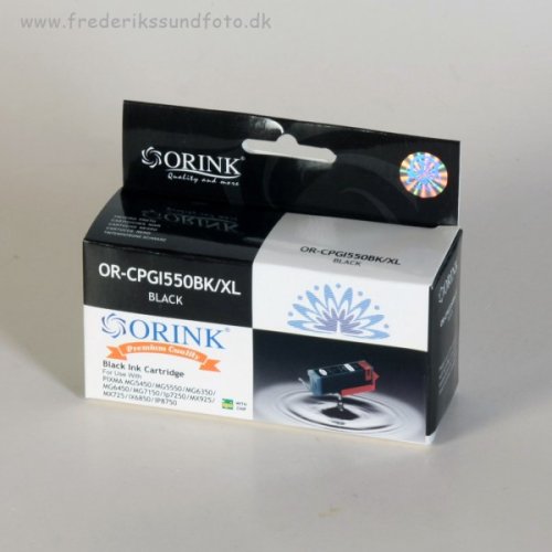 ORINK Sort blkpatron CLI 550BK (udlbet)