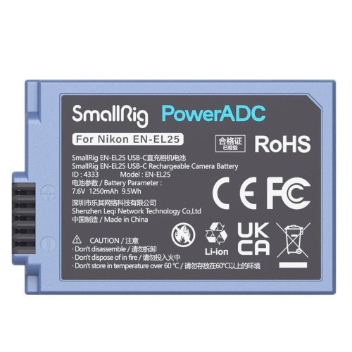 Smallrig EN-EL25 m/USB-C stik