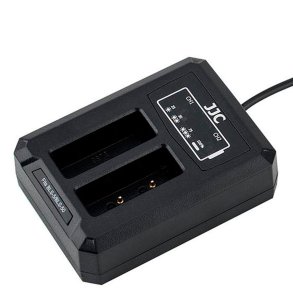 JJC Dual BLS-1/BLS-5/BLS-50 oplader via USB-A
