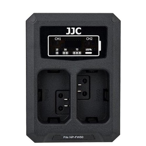 JJC Dual oplader til Sony NP-FW50