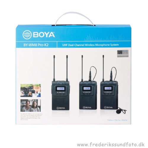 BOYA BY-WM8 Pro-K2 UHF Dual-Channel