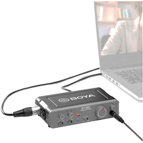 BOYA 2 kanal Mixer Audio BY-AM1 XLR