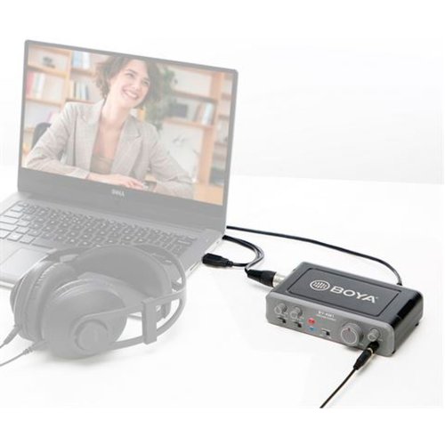 BOYA 2 kanal Mixer Audio BY-AM1 XLR